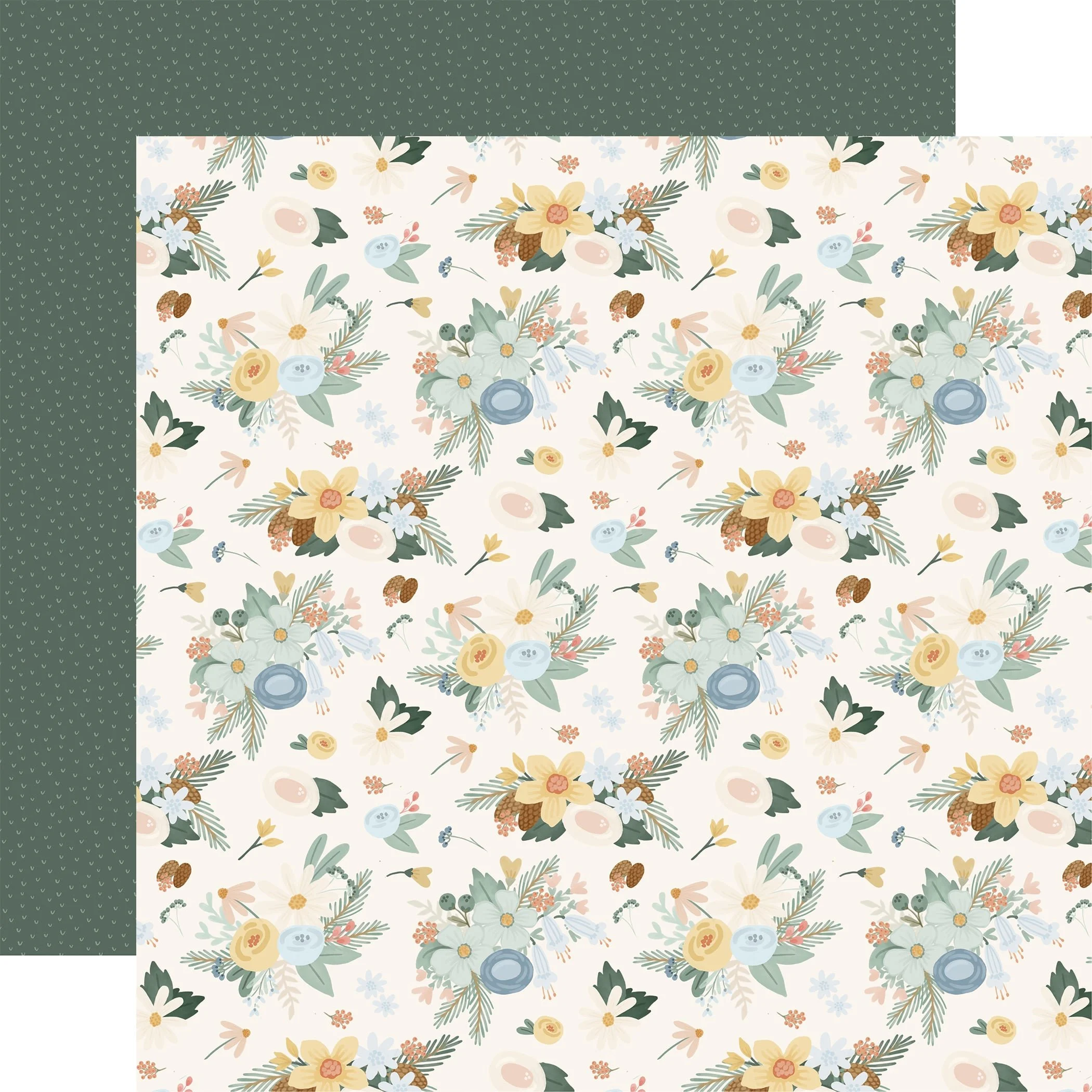 *Pre-Order* Carta Bella Silly Goose Winter 12" x 12" Paper Winter Blossoms
