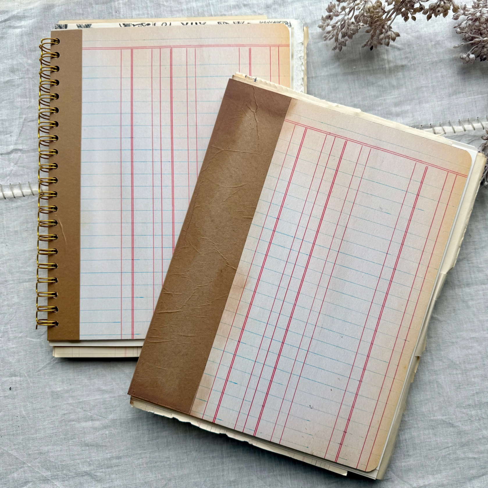 Junk Journal Vintage Mixed Media Journal- 9x12 Inches