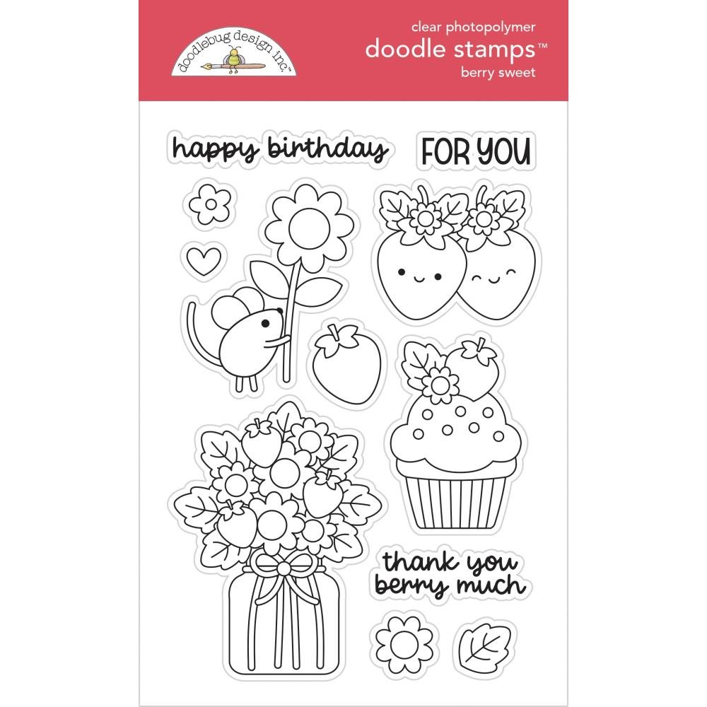 Doodlebug Berry Sweet Doodle Stamps