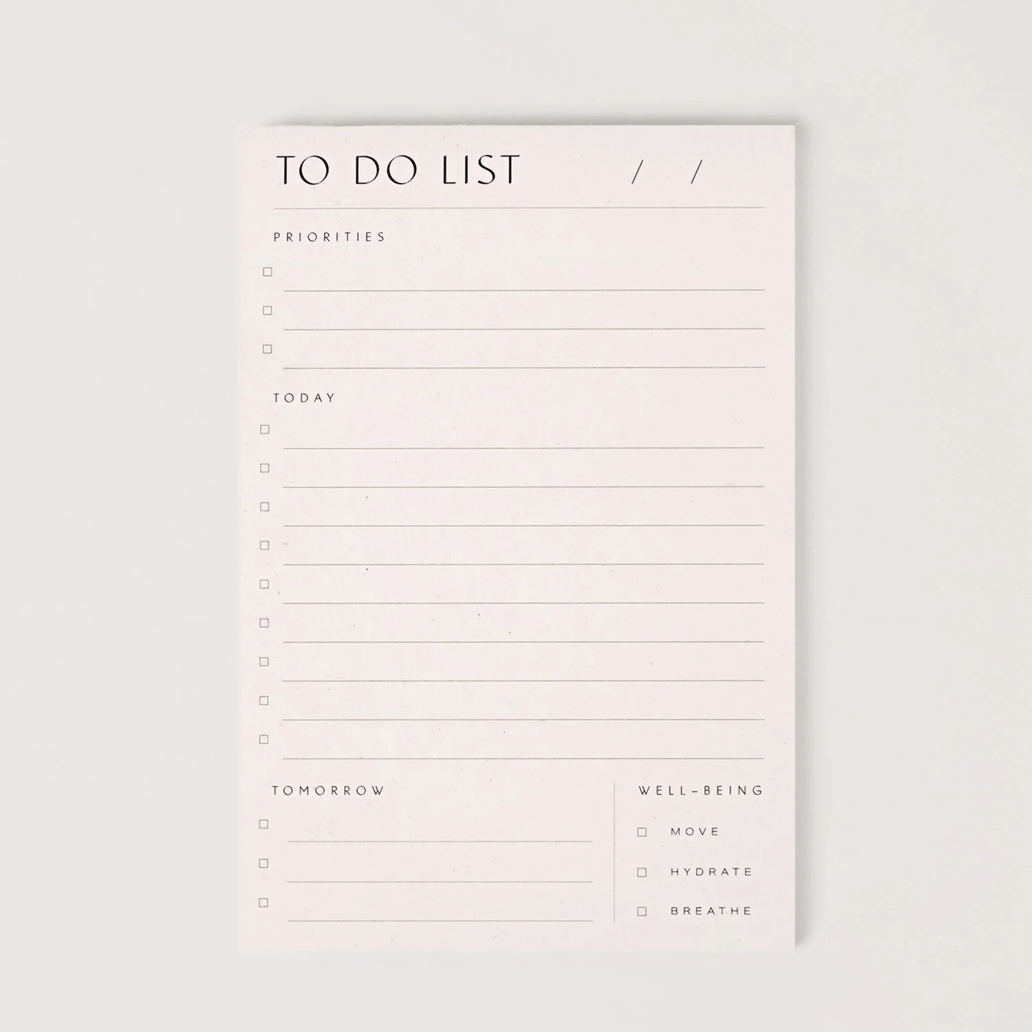 Wilde House Paper To Do List Pad