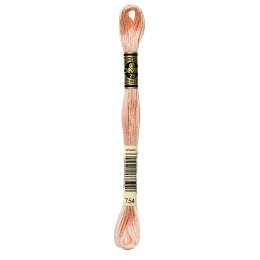 DMC 6-Strand Embroidery Cotton 8.7yd Light Peach 754