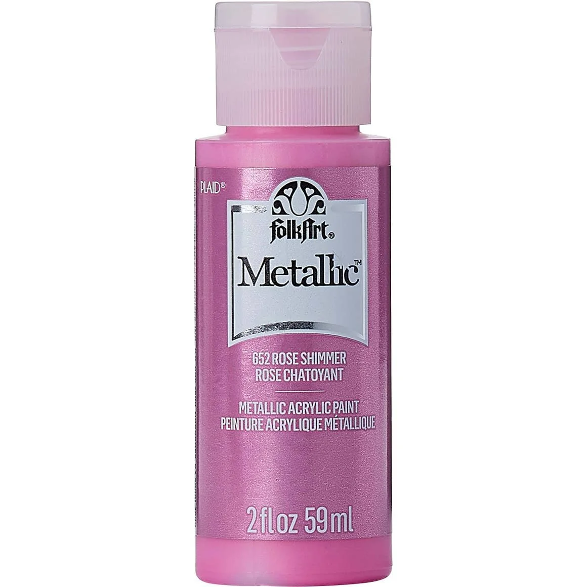 Folk Art Metallics Acrylic Paint Rose