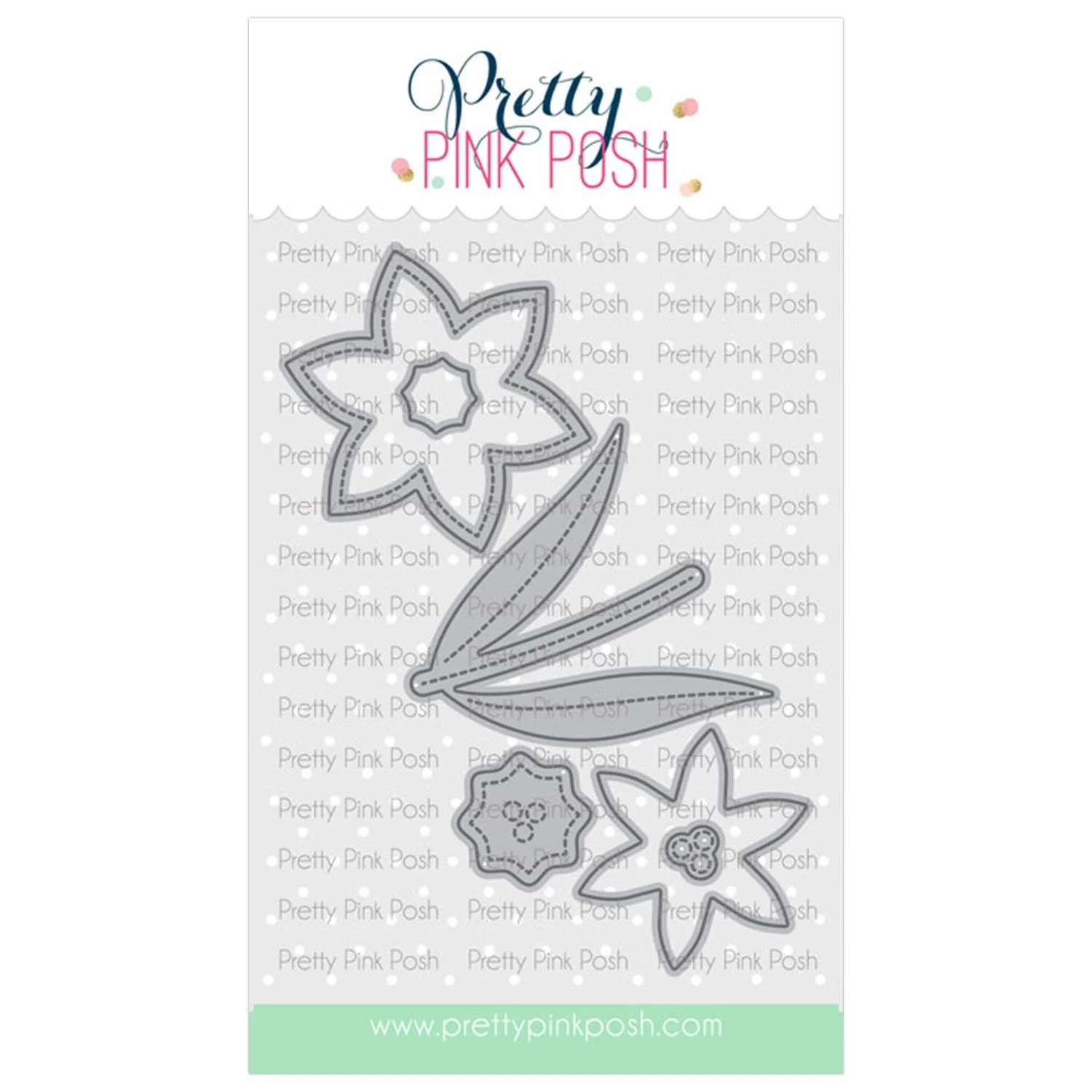 Pretty Pink Posh Daffodil Shaker Die