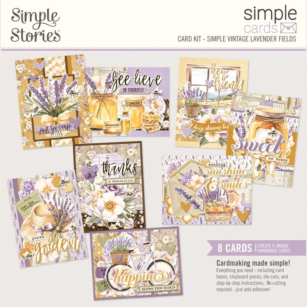 *Pre-Order* Simple Stories Lavender Fields Simple Cards Kit