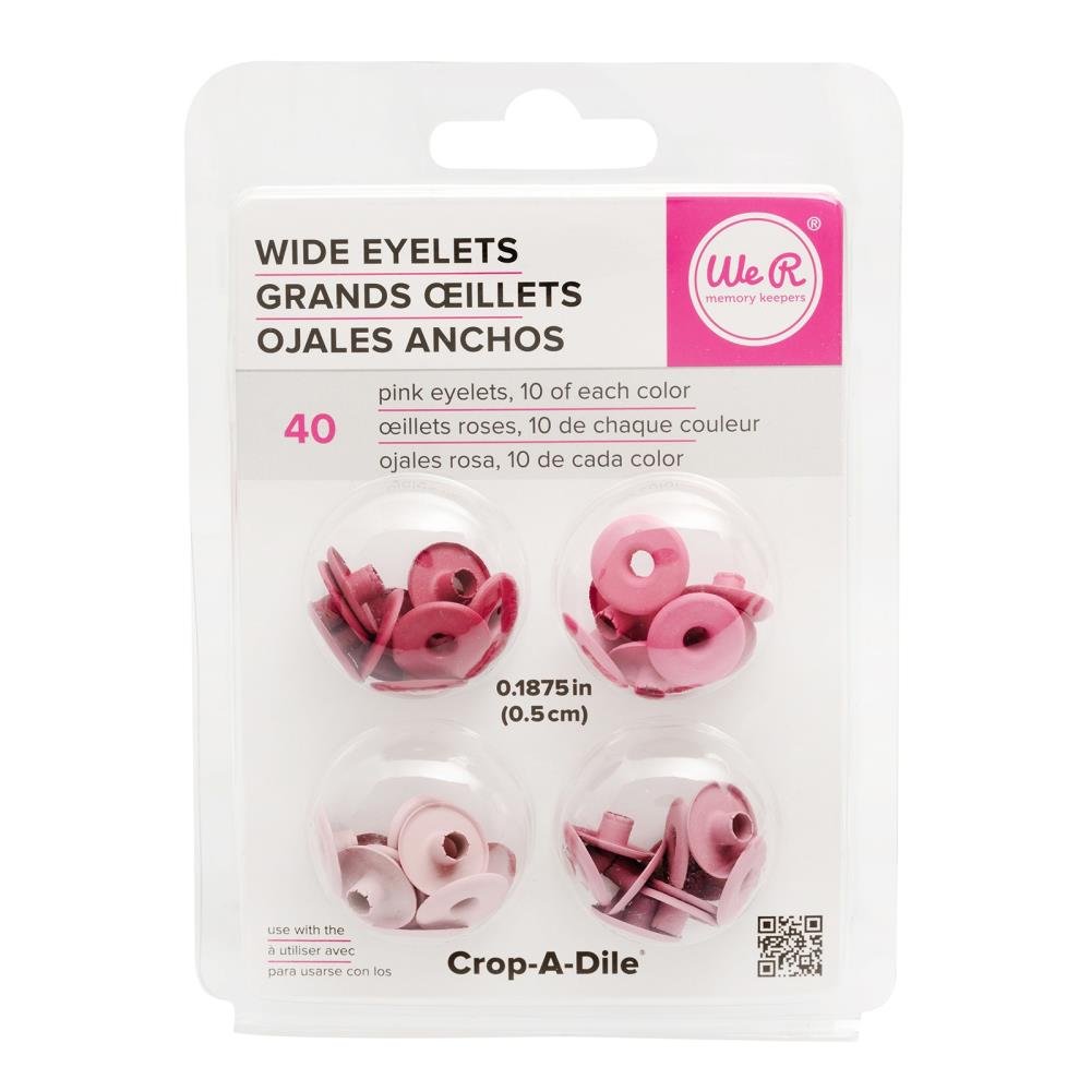 We R Makers Wide Eyelets Pink