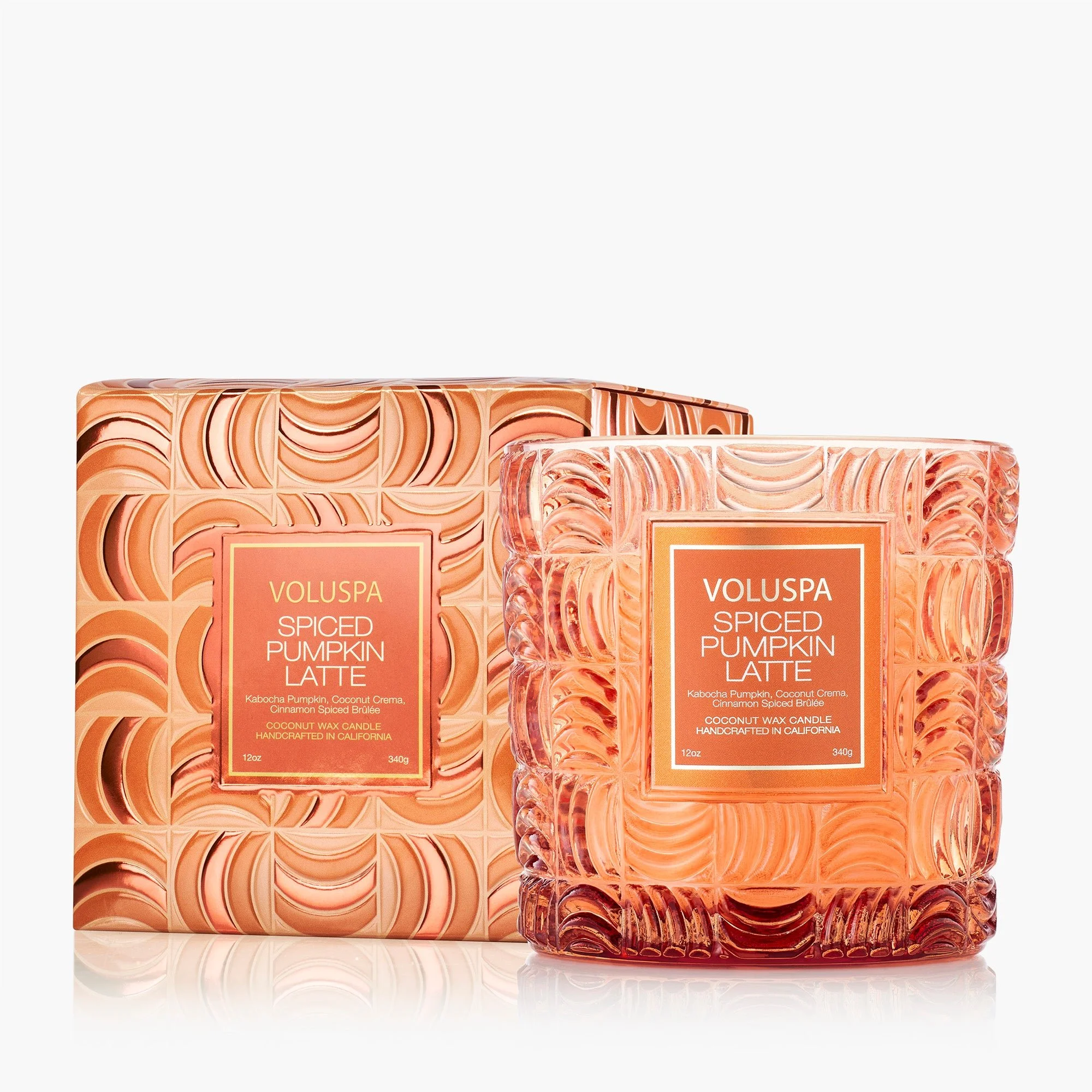 Voluspa Spiced Pumpkin Latte Classic Candle