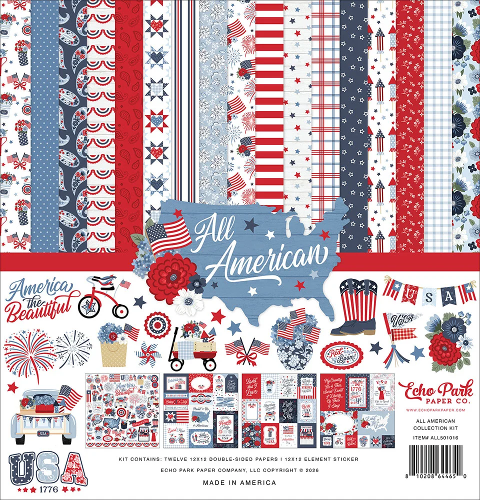Echo Park All American 12" x 12" Collection Kit