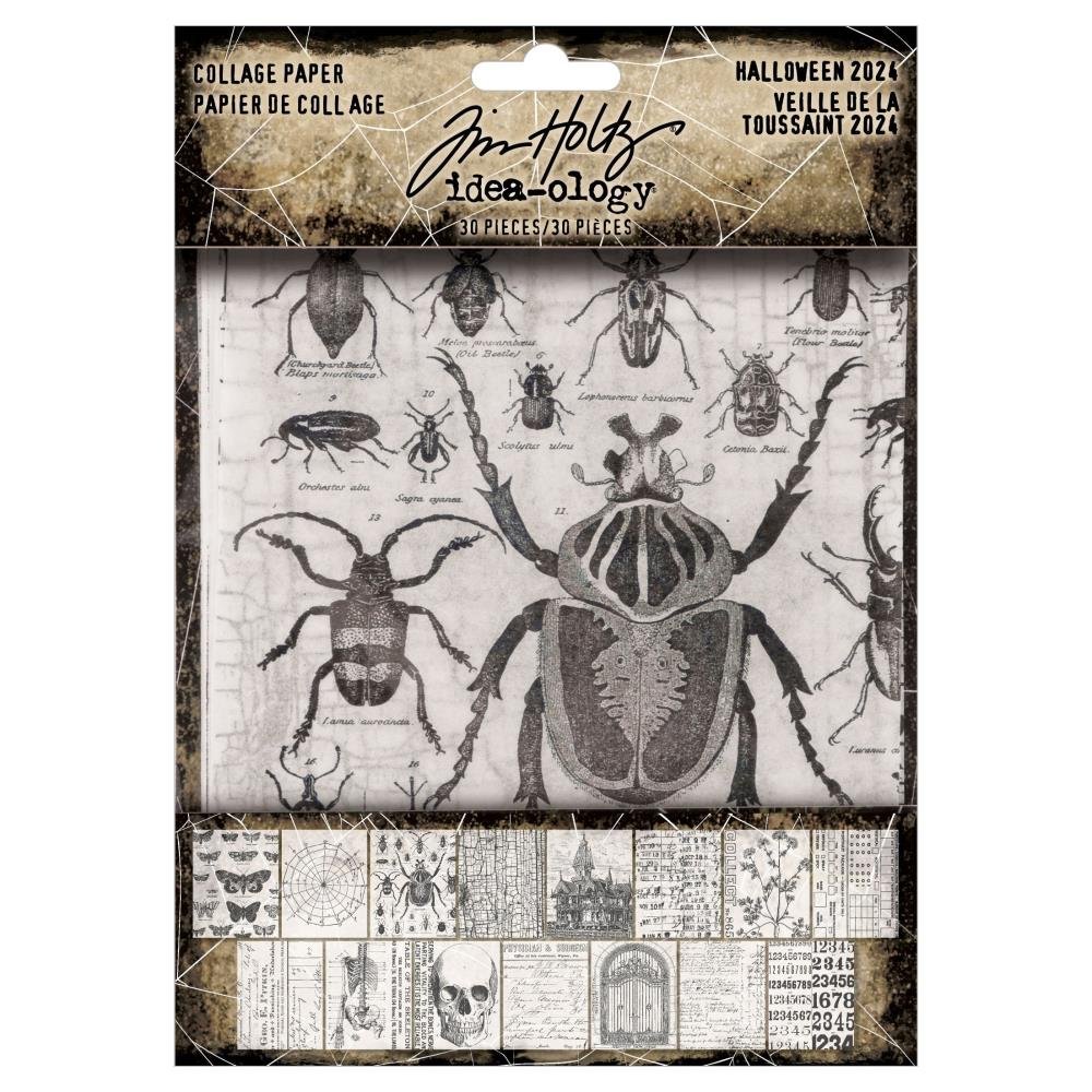 Tim Holtz Idea-ology Halloween Collage Paper