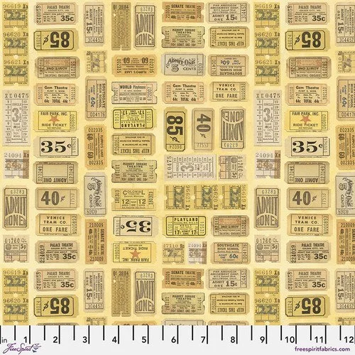 Tim Holtz Eclectic Elements Palette Yellow Tickets