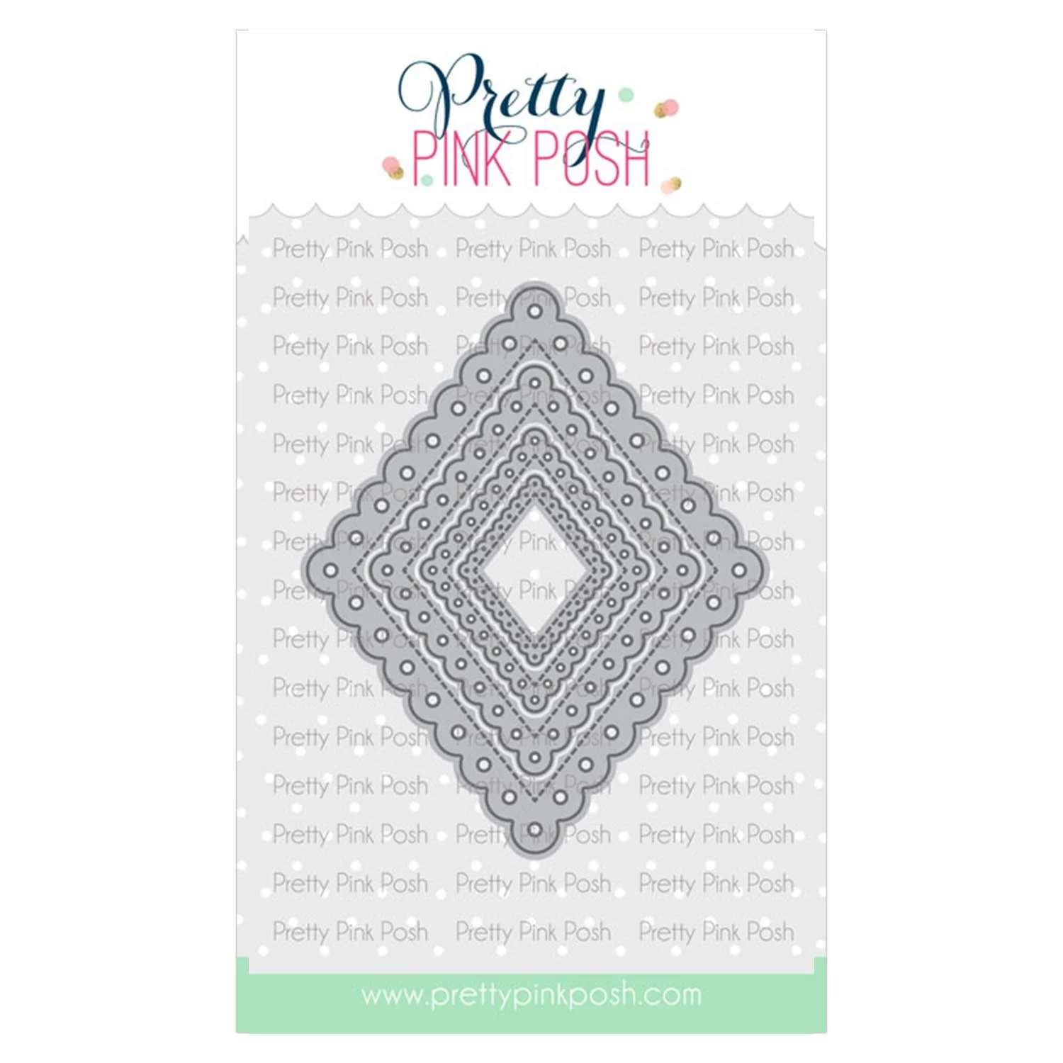 Pretty Pink Posh Eyelet Diamonds