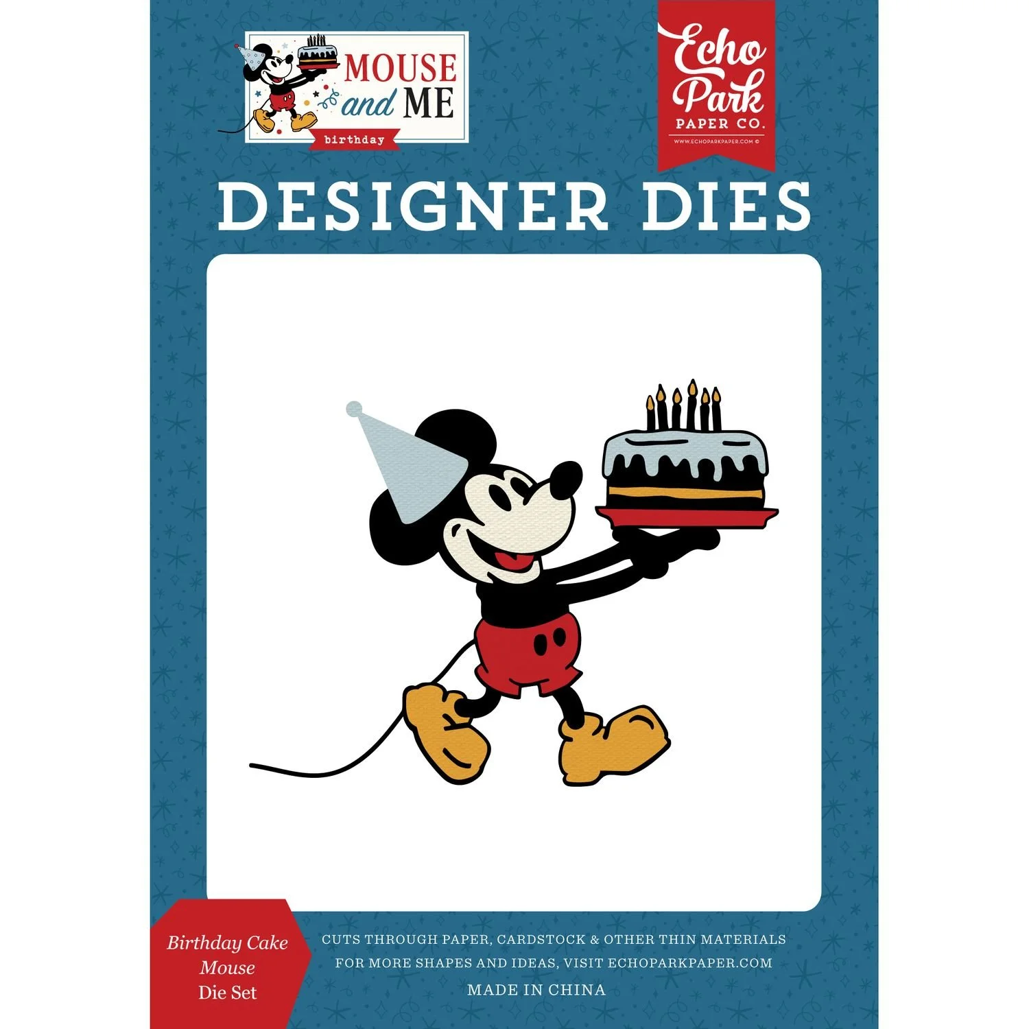 *Pre-Order* Echo Park Mouse & Me Birthday Cake Mouse Die Set