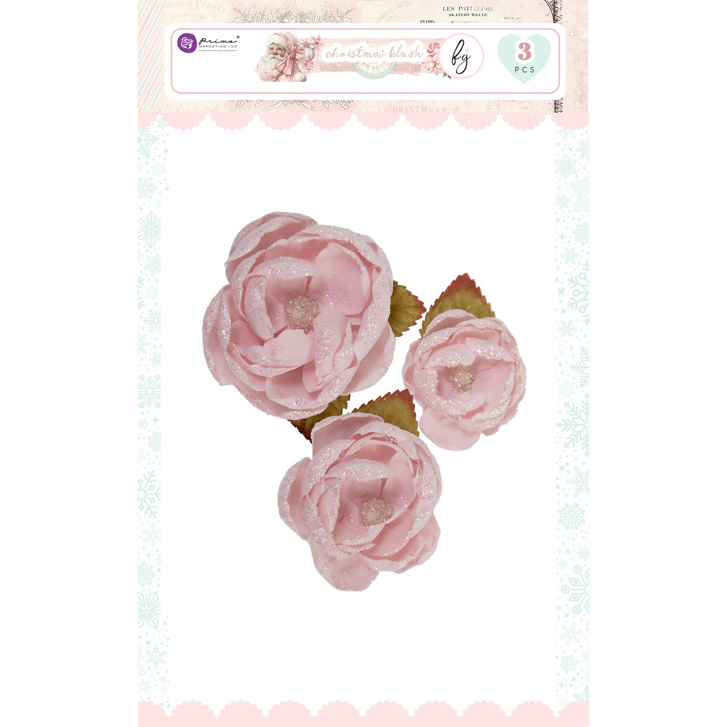 Prima Christmas Blush by Frank Garcia® Flowers Festive Feeling
