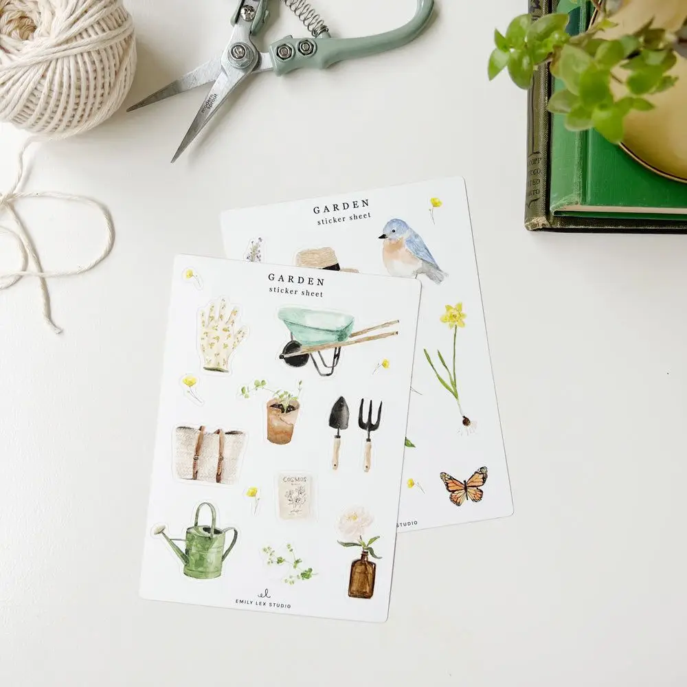 Emily Lex Studio Garden Sticker Sheets