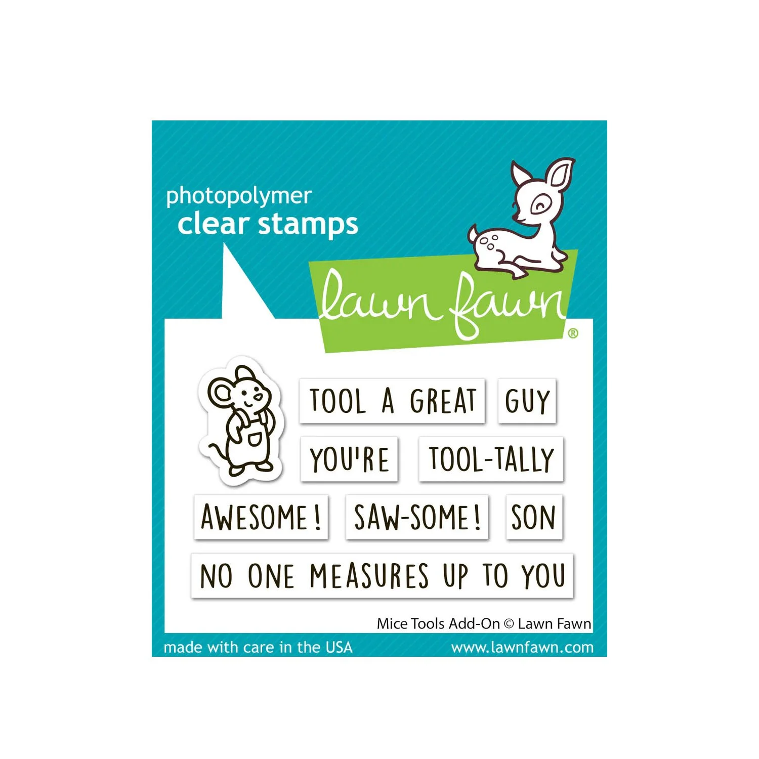 Lawn Fawn Mice Tools: Add-On Stamp