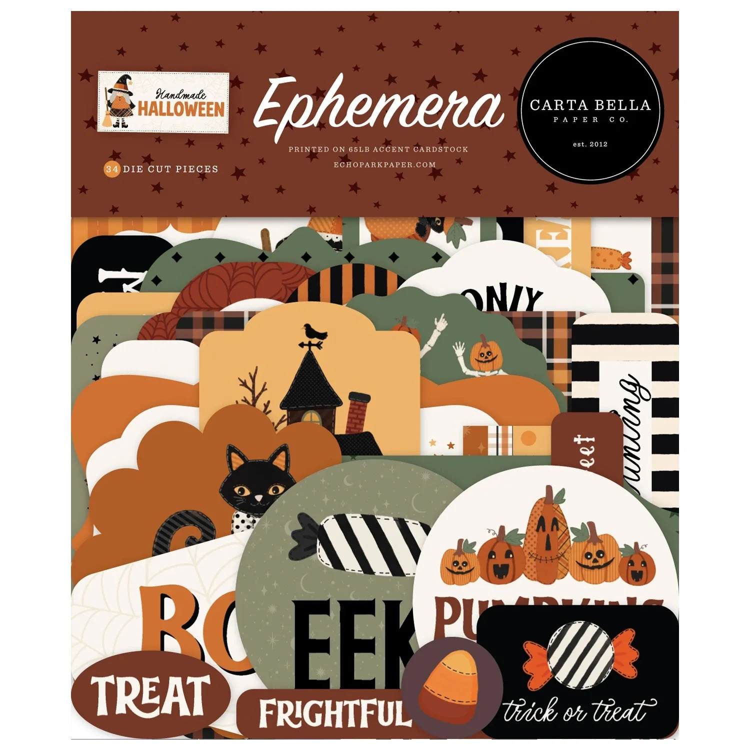 *Pre-Order* Carta Bella Handmade Halloween Ephemera