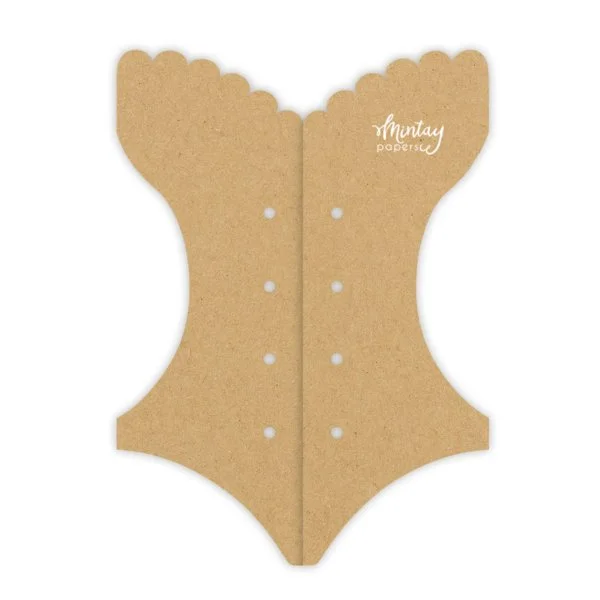 Mintay Basic Corset Card Base Kraft