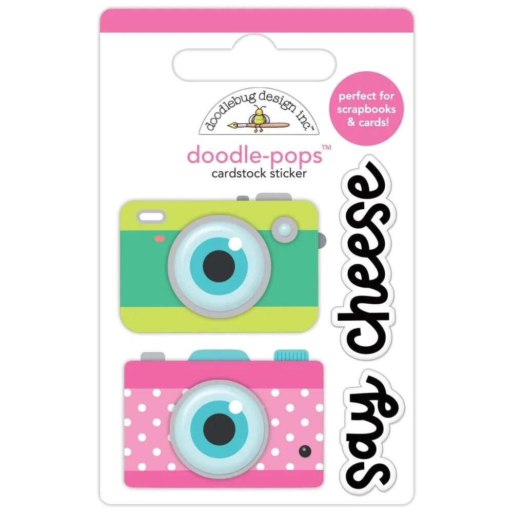 Doodlebug Summer Fun Doodlepop Sticker Photo Op