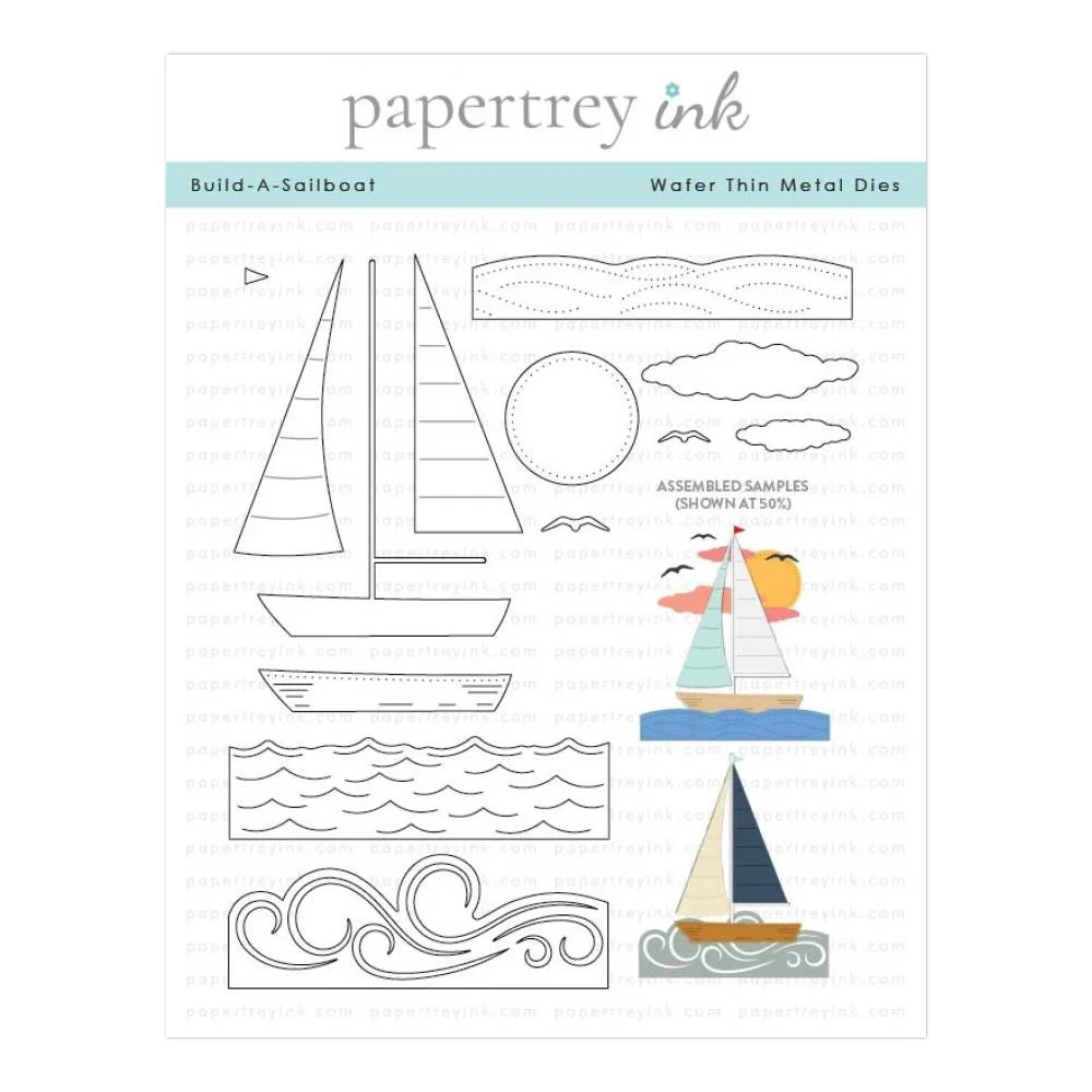 Papertrey Ink Wish Build A Sailboat Die