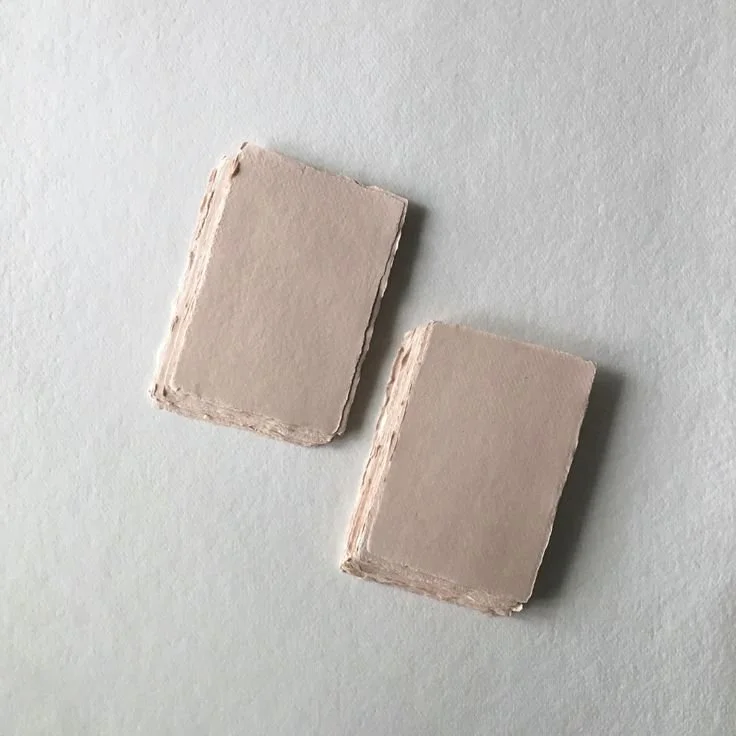 Hand Made Paper Sheets Sandstone 100% Recycled Cotton
