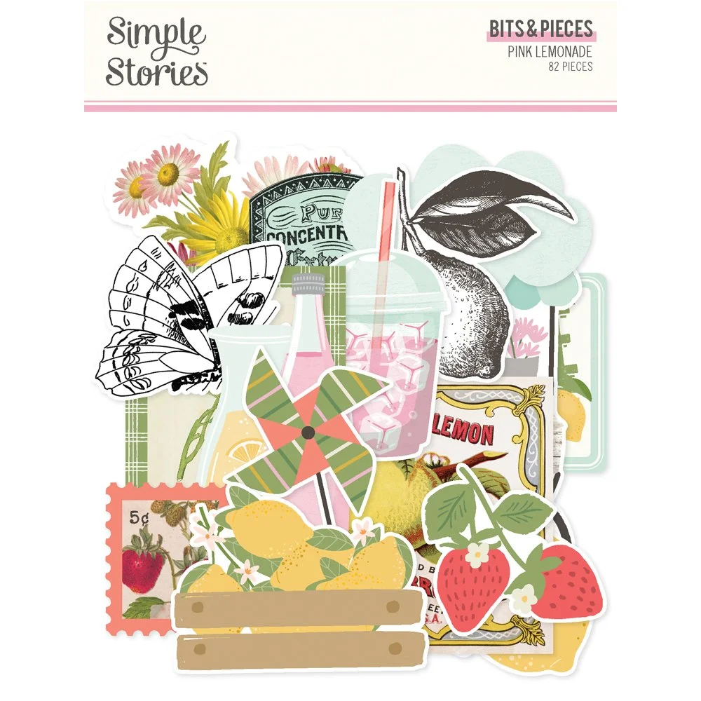 *Pre-Order* Simple Stories Pink Lemonade Bits & Pieces