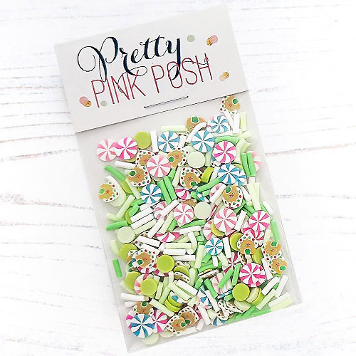 Pretty Pink Posh Gingerbread Cheer Clay Confetti