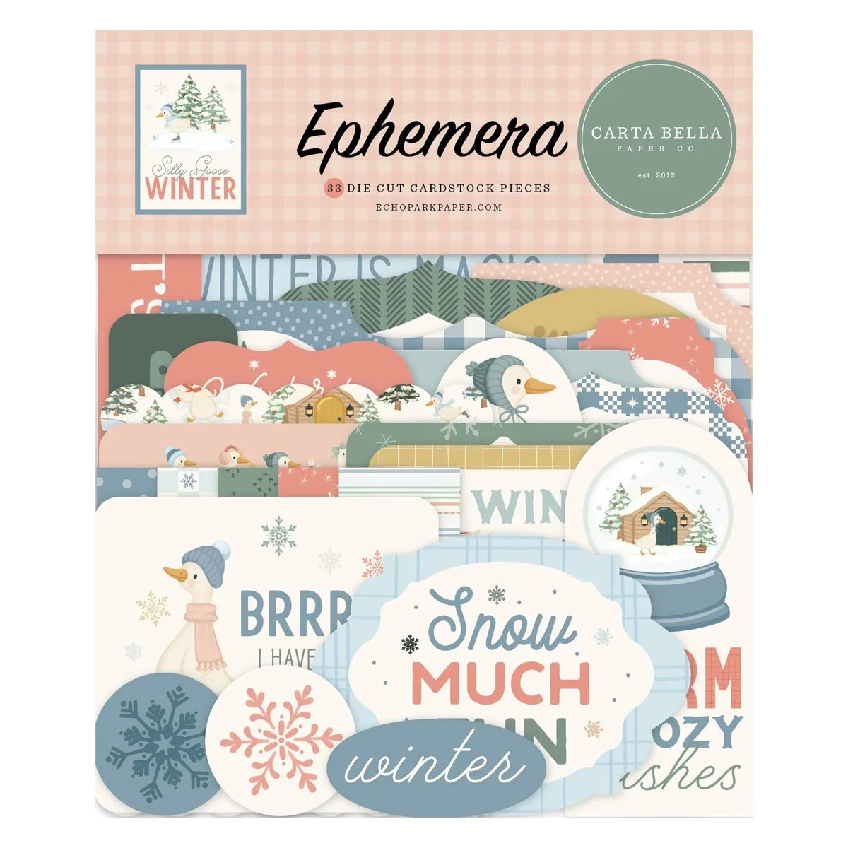 *Pre-Order* Carta Bella Silly Goose Winter Ephemera