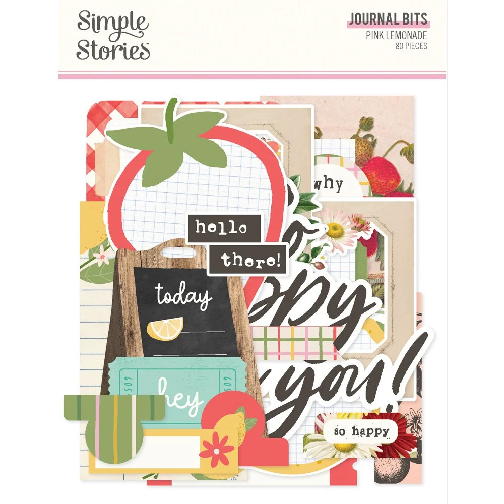 *Pre-Order* Simple Stories Pink Lemonade Journal Bits & Pieces