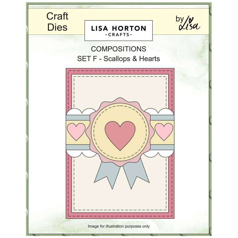 Lisa Horton Craft Dies Scallops & Hearts