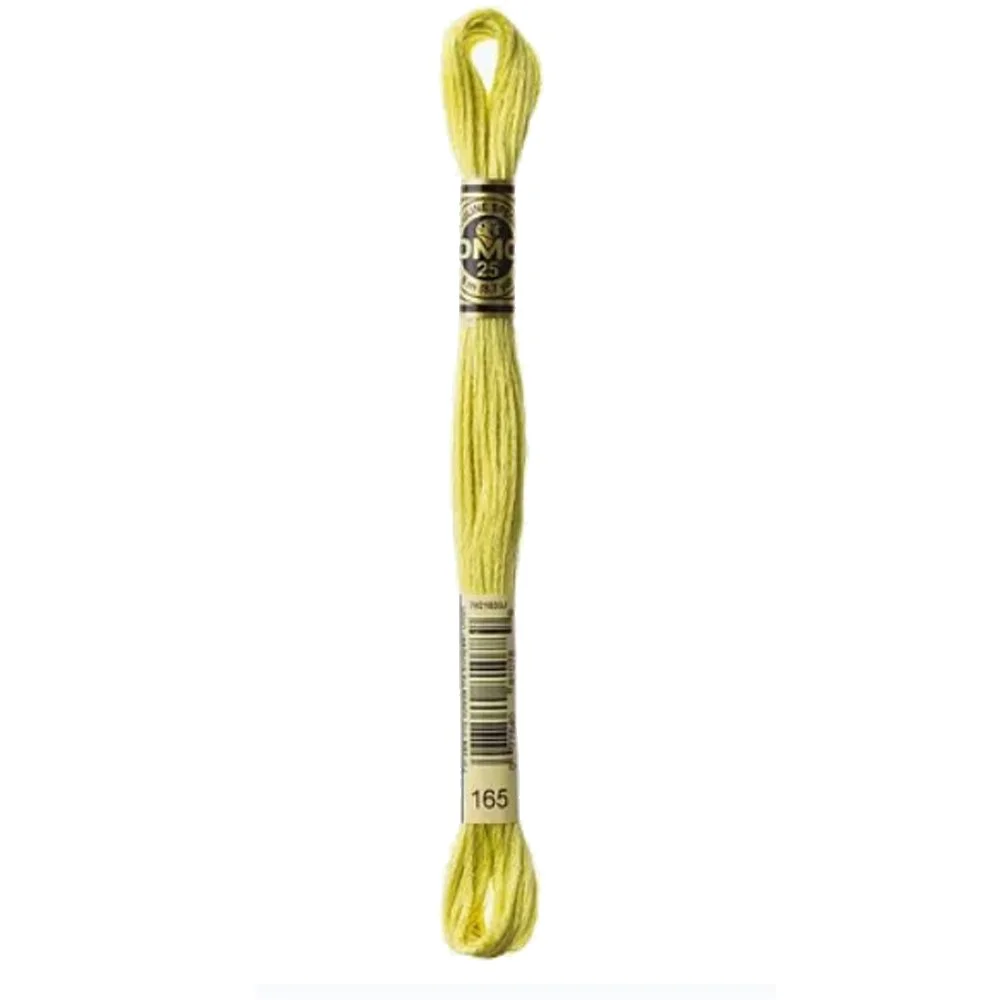 DMC 6-Strand Embroidery Cotton 8.7yd Very Light Moss Green 165