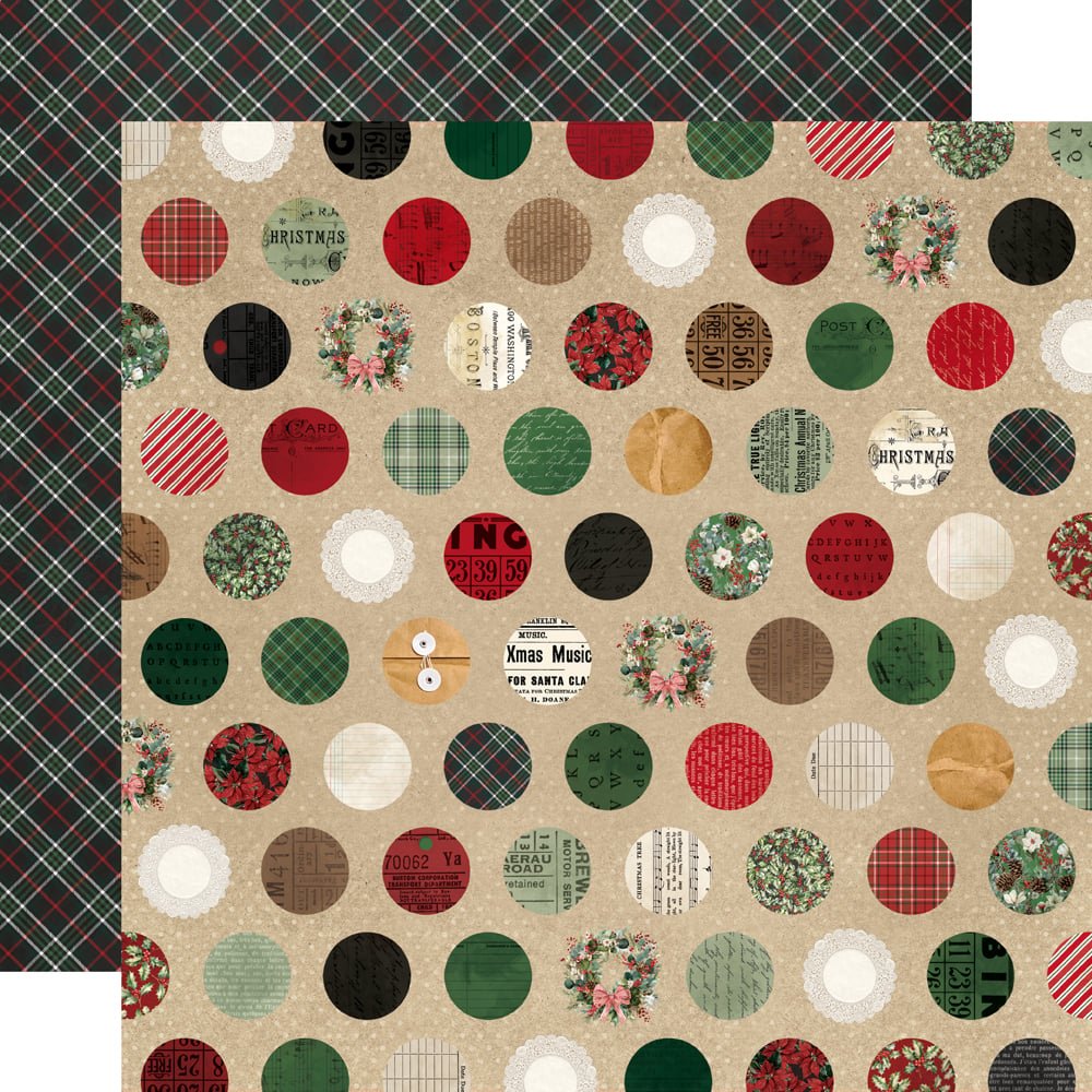 *Pre-Order* Simple Stories Simple Vintage Old Fashioned Christmas 12" x 12" Paper Holidays Together