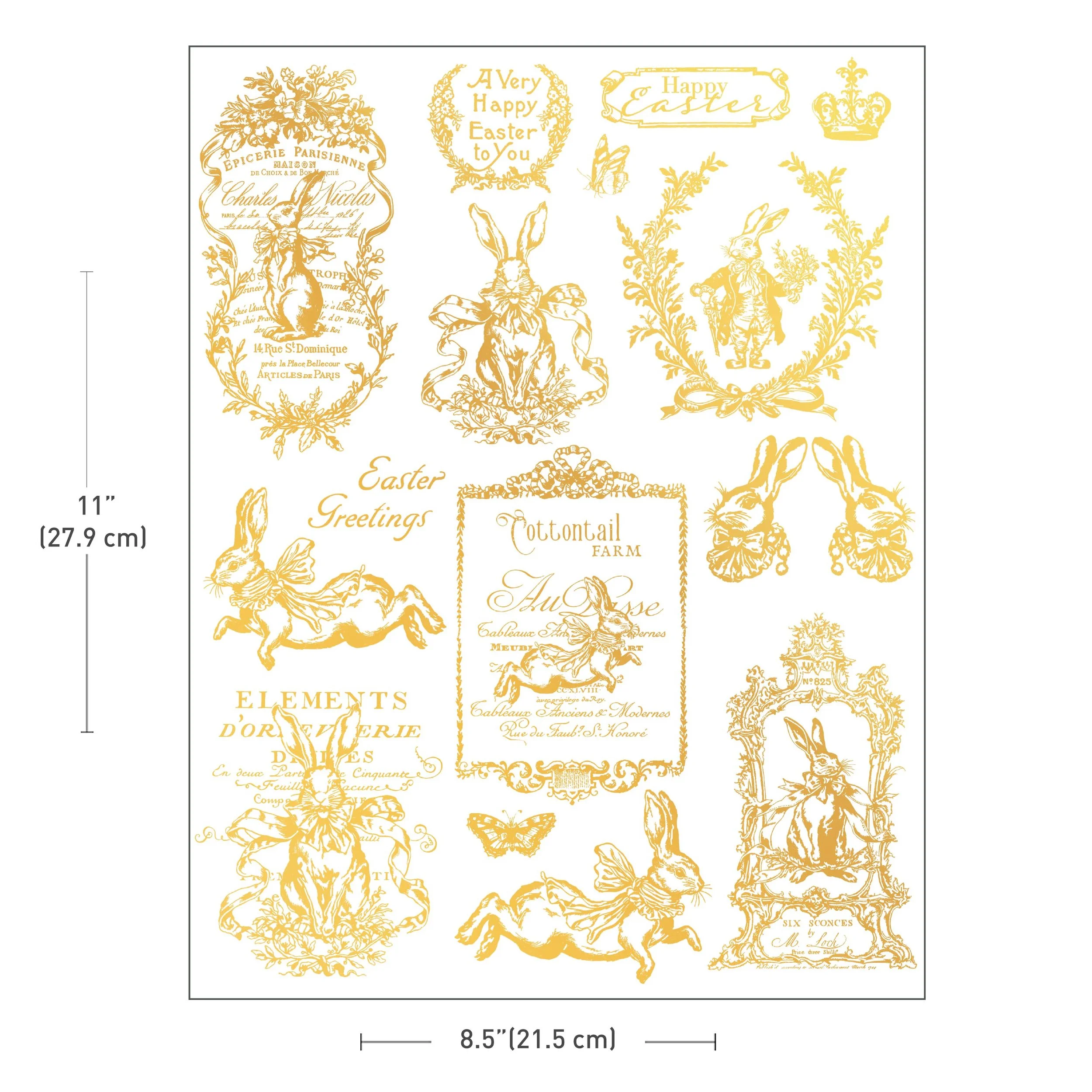 Redesign With Prima H2O Transfer Gilded Spring