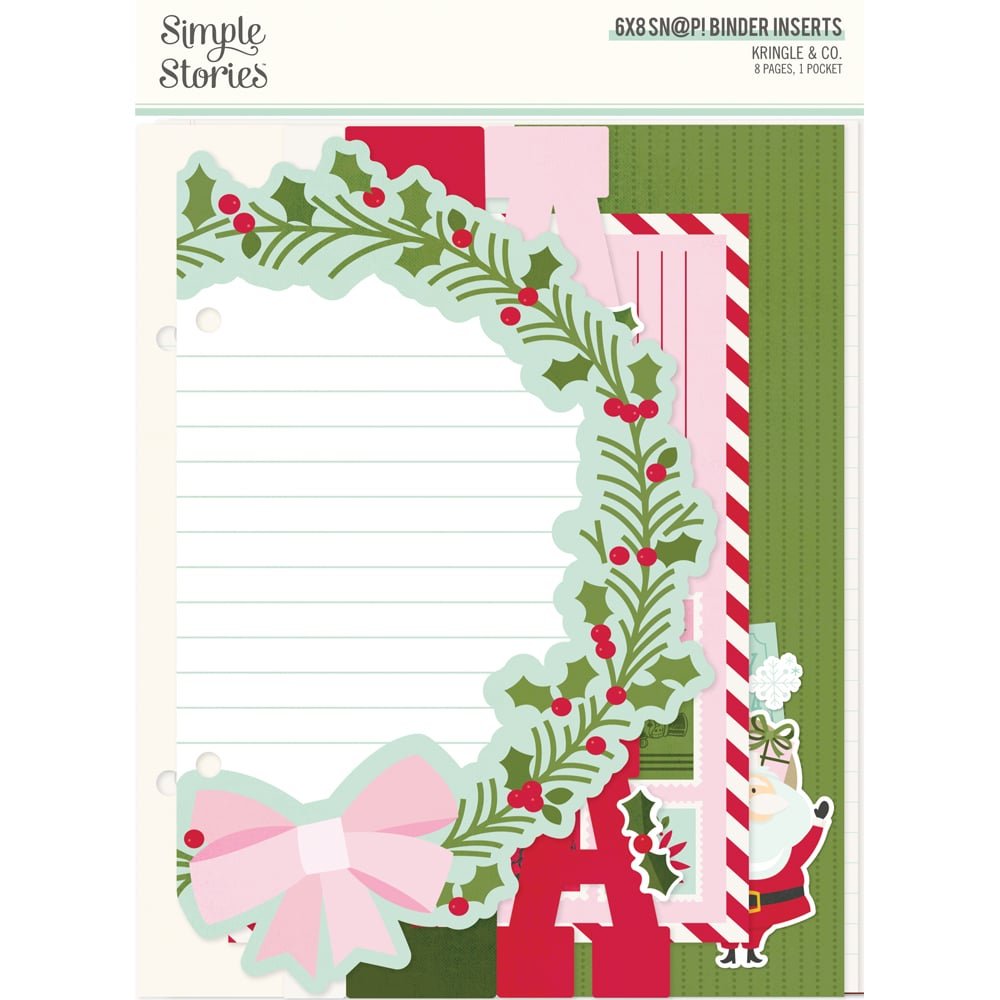*Pre-Order* Simple Stories Kringle & Co. SN@P! Binder Inserts