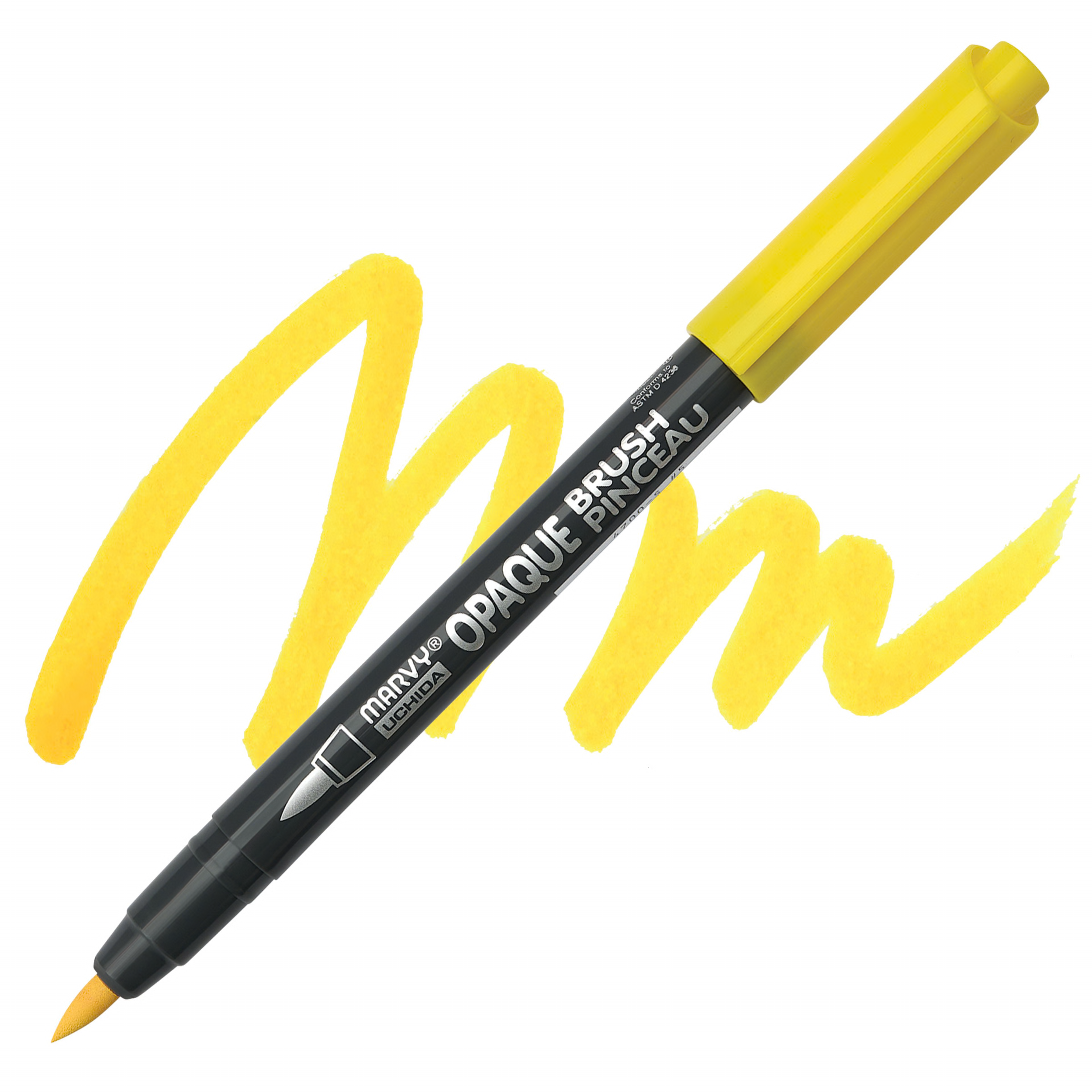 Marvy Uchida Opaque Brush Marker Yellow