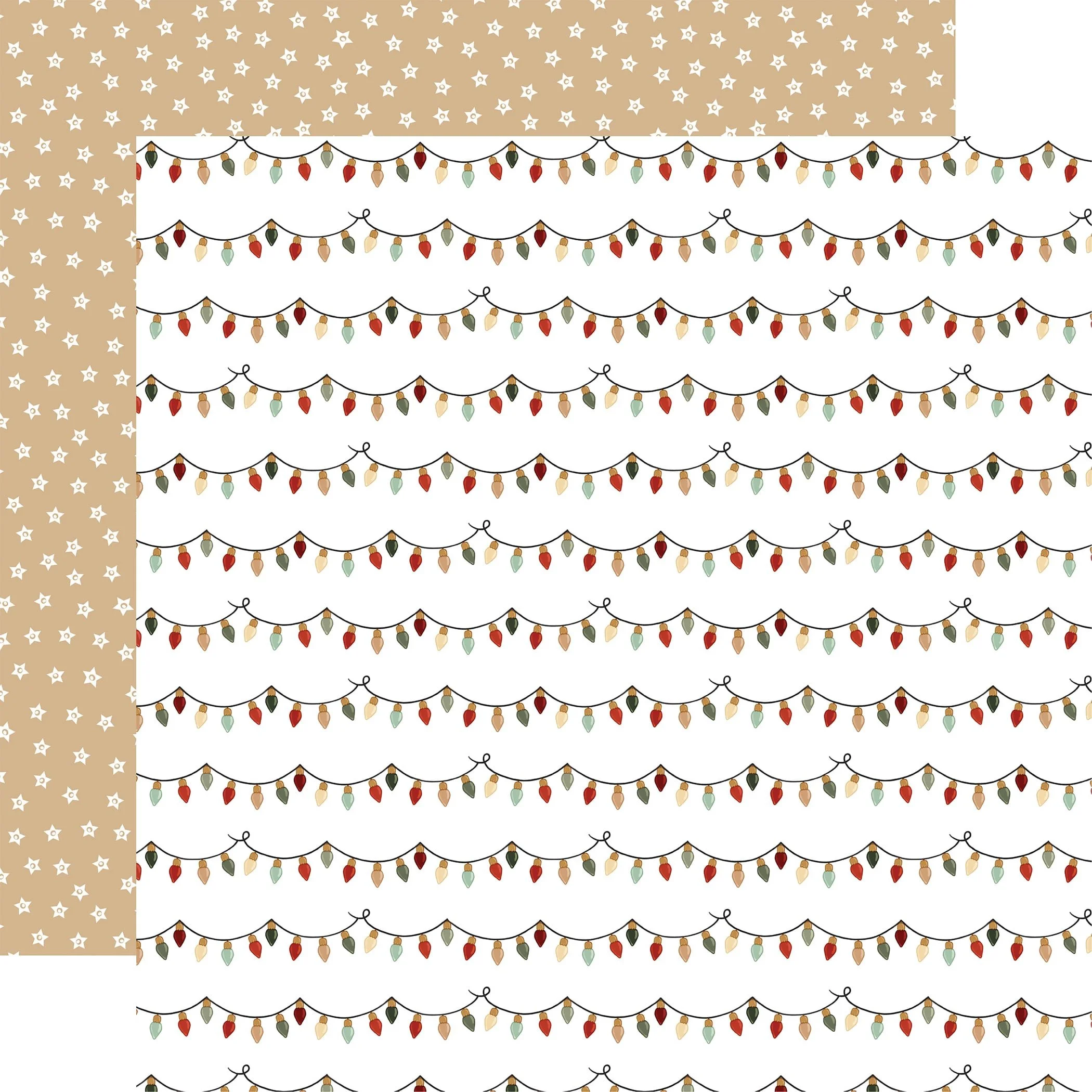 *Pre-Order* Carta Bella Have A Beary Christmas 12" x 12" Paper Vintage Lights