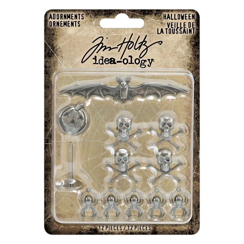 Tim Holtz Idea-ology Halloween Metal Adornments