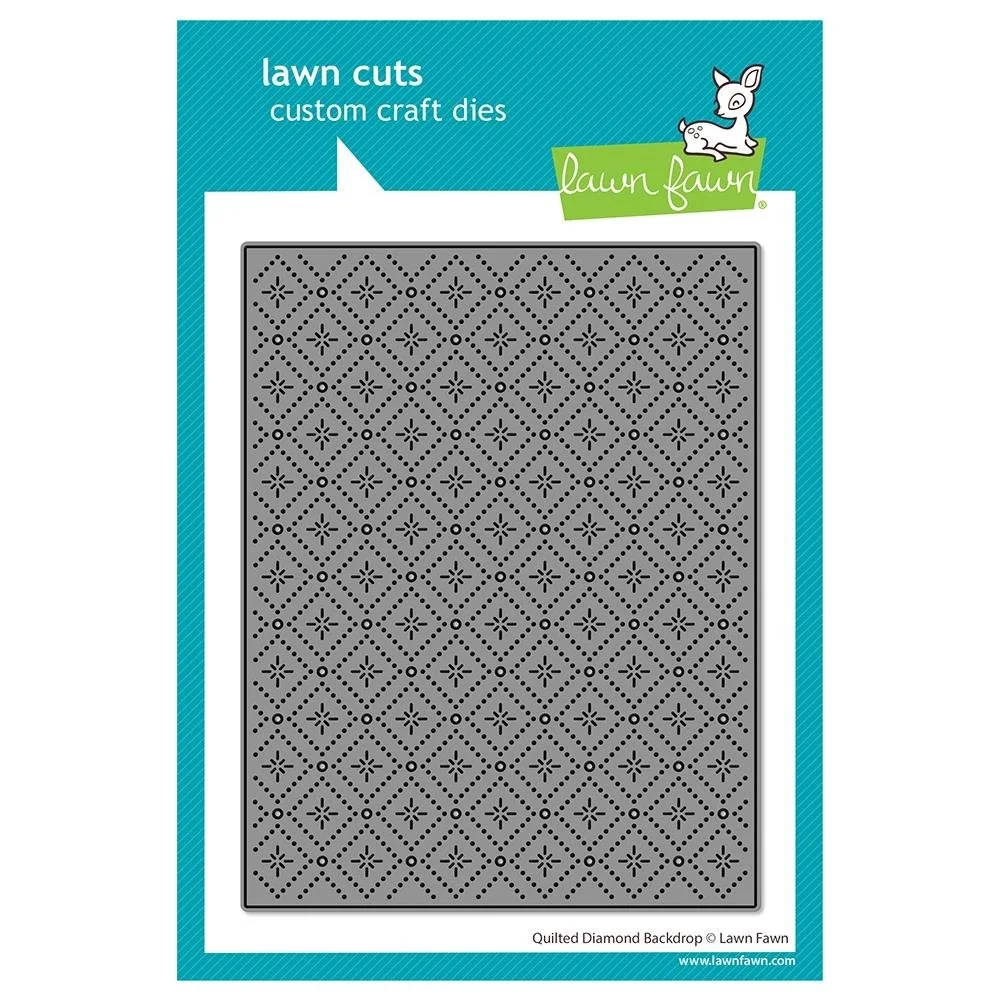 Lawn Fawn Lawn Cuts Quilted Diamond Backdrop