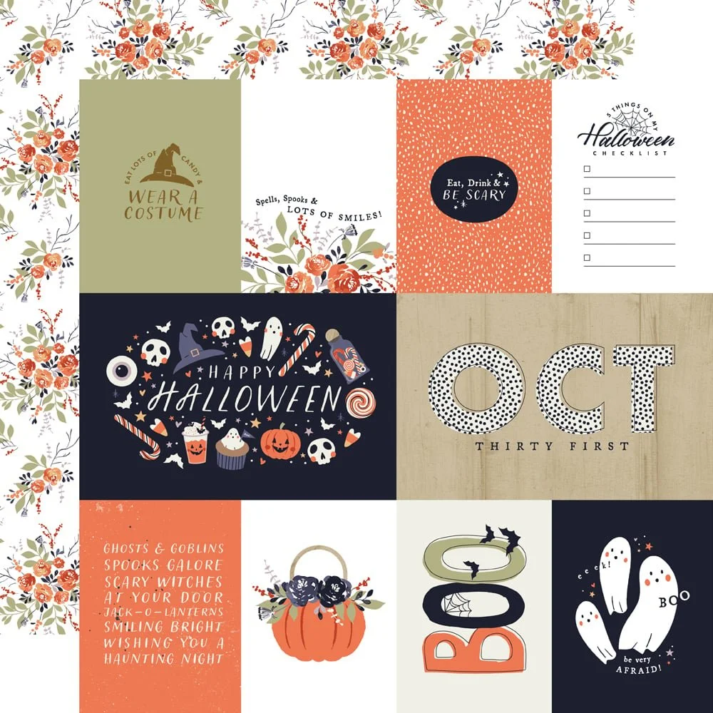 *Pre-Order* Simple Stories Frightful Fun 12" x 12" Paper Elements 2