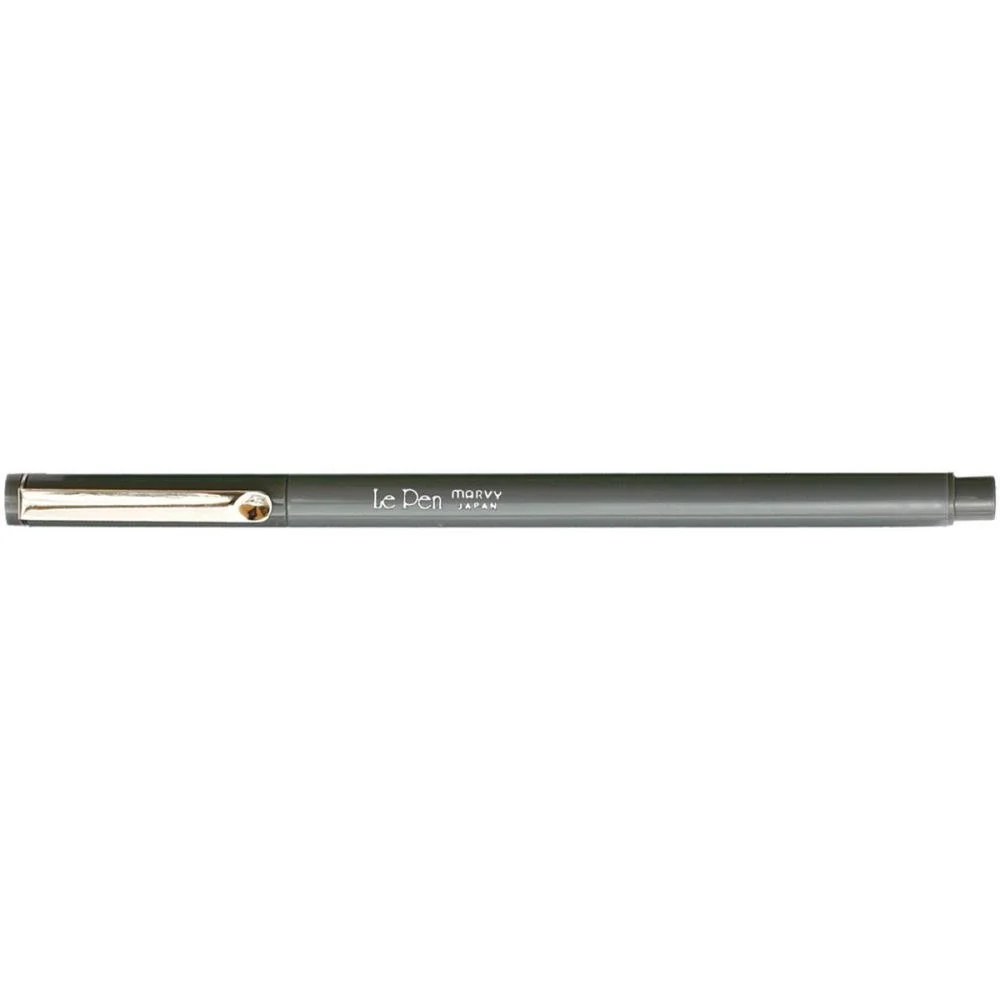 Le Pen .03mm Point Pen Dark Grey