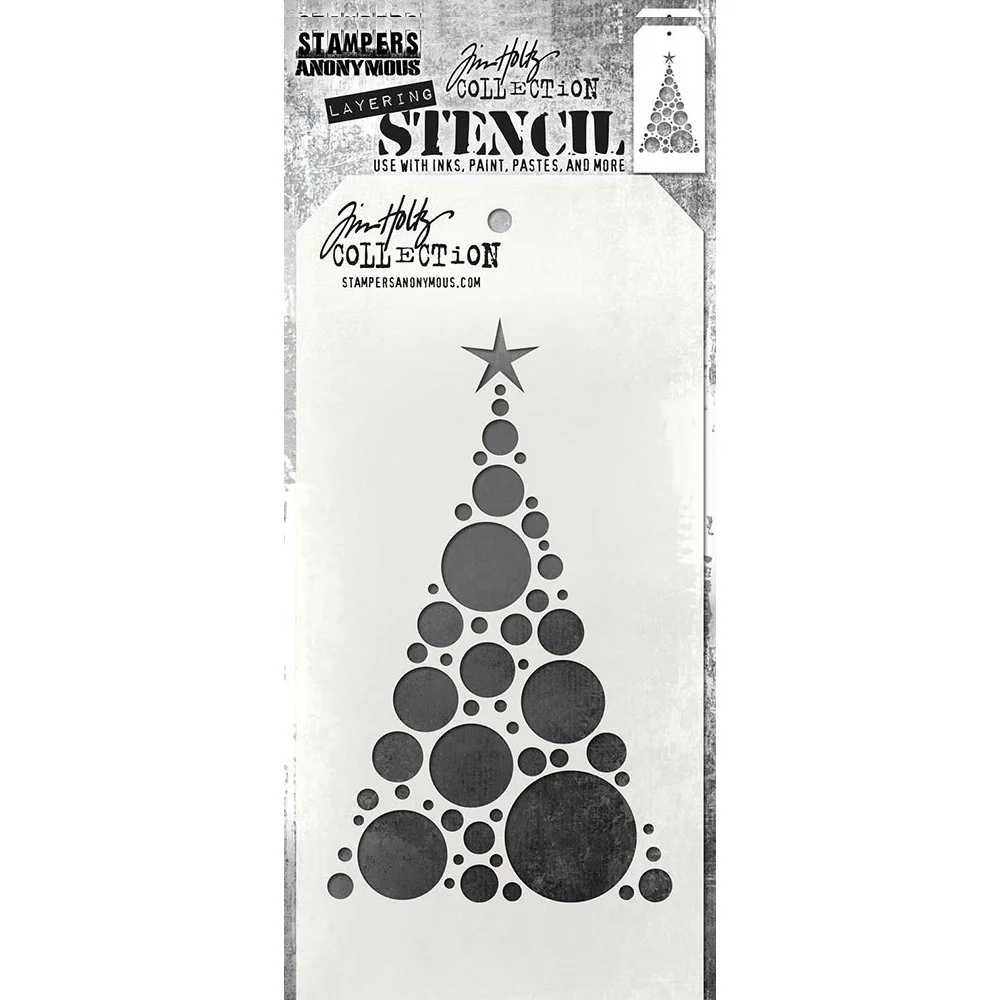 Tim Holtz Layering Stencil Modern Tree