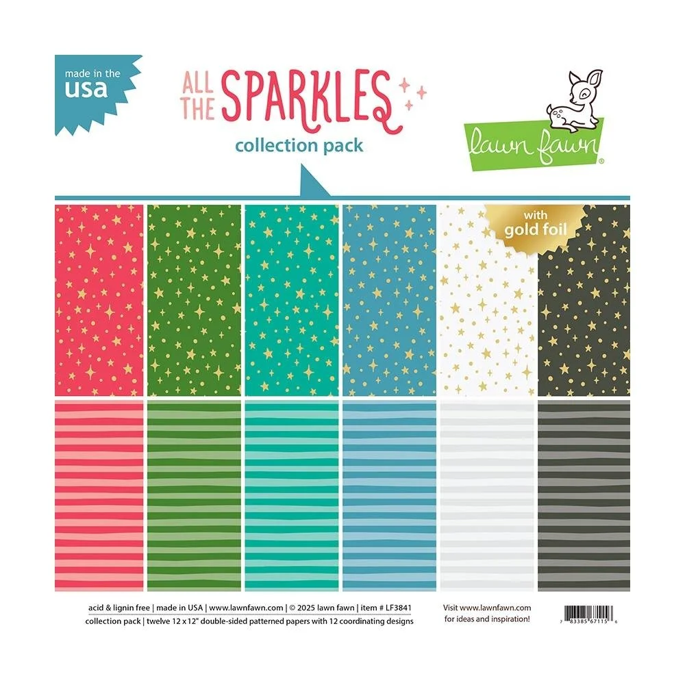Lawn Fawn All the Sparkles 12" x 12" Collection Pack