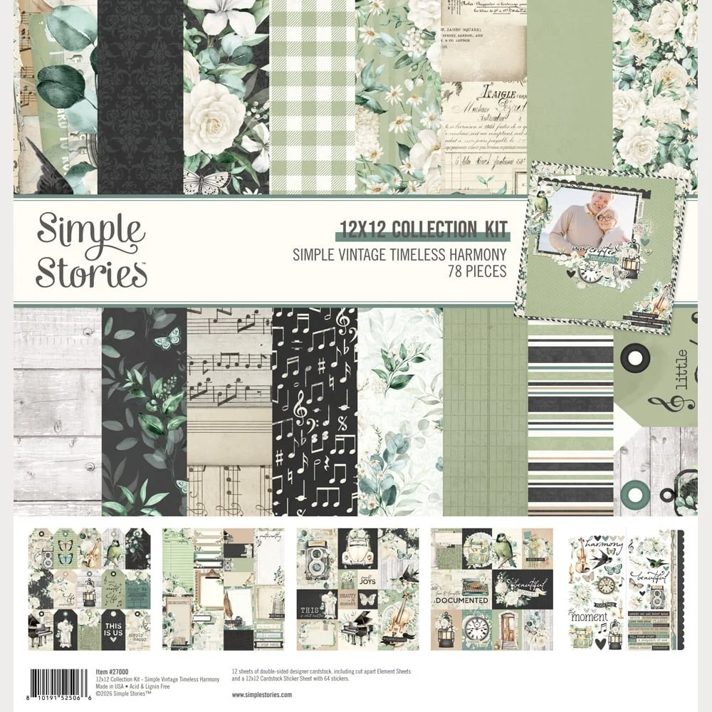 *Pre-Order* Simple Stories Simple Vintage Timeless Harmony Collection Kit