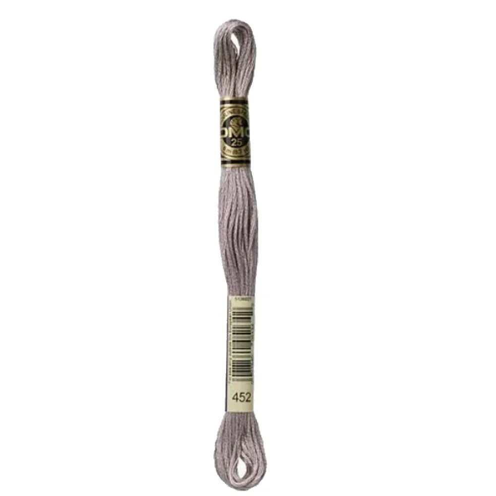 DMC 6-Strand Embroidery Cotton 8.7yd Medium Shell Gray 452