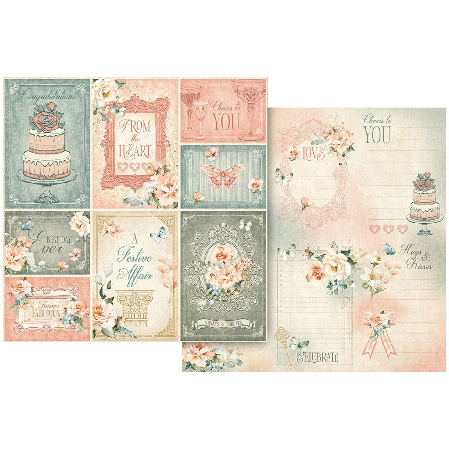 *Pre-Order* Graphic 45 Always & Forever 12" x 12" Paper Journaling