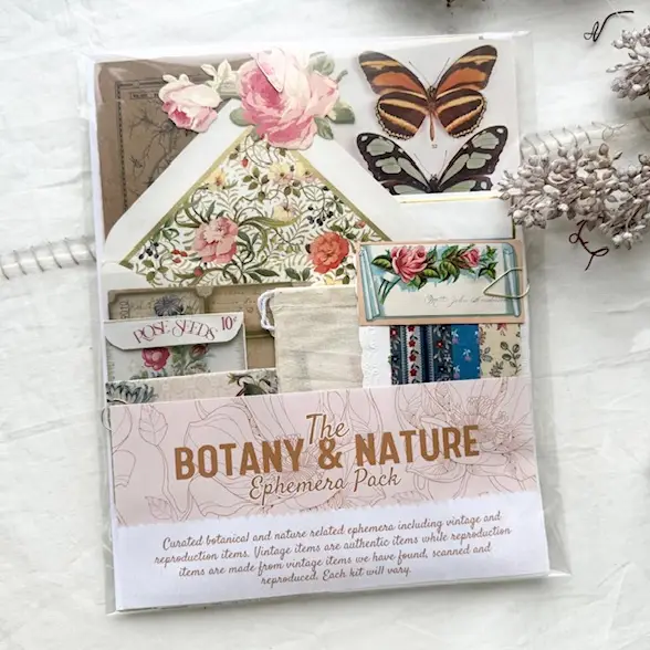 Botanical and Nature Ephemera Kit For Junk Journaling