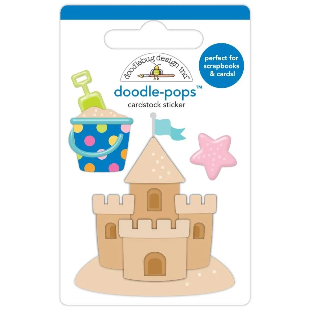 Doodlebug Summer Fun Doodlepop Sticker Diggin' Summer