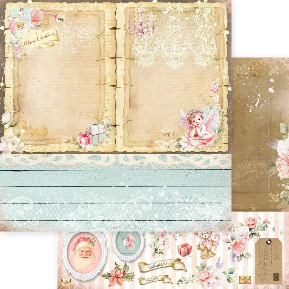 Memory Place Holly Jolly 12" x 12" Paper Merry Christmas