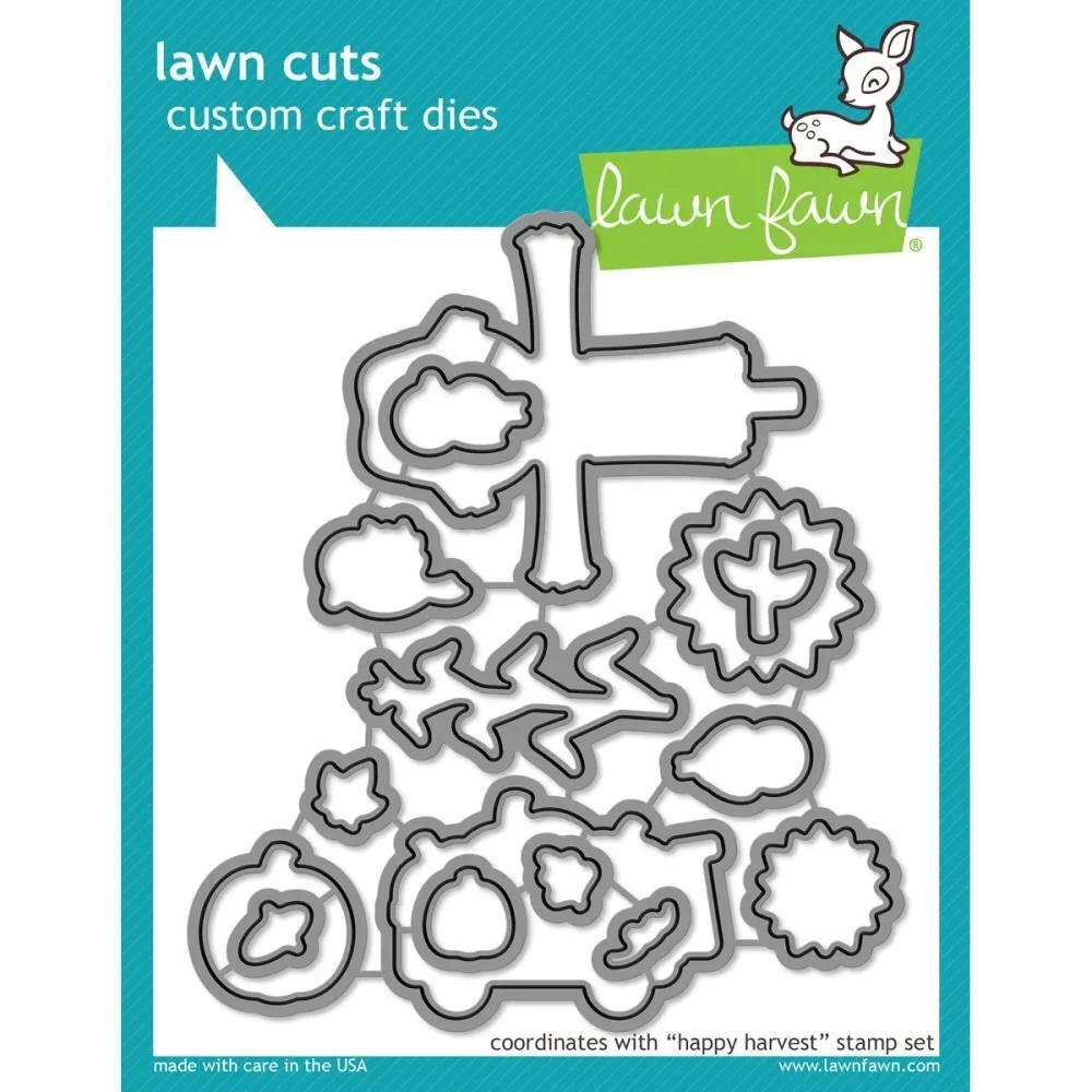 Lawn Fawn Lawn Cuts Happy Harvest