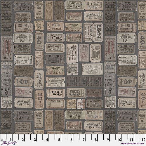 Tim Holtz Eclectic Elements Palette Charcoal Tickets