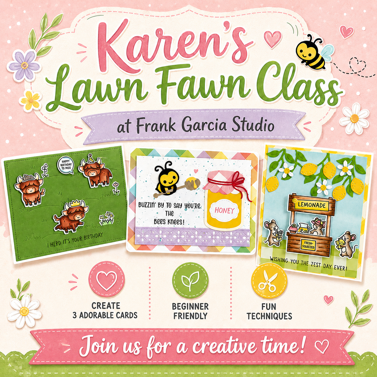 Monthly Card Class with Karen Chamberlain