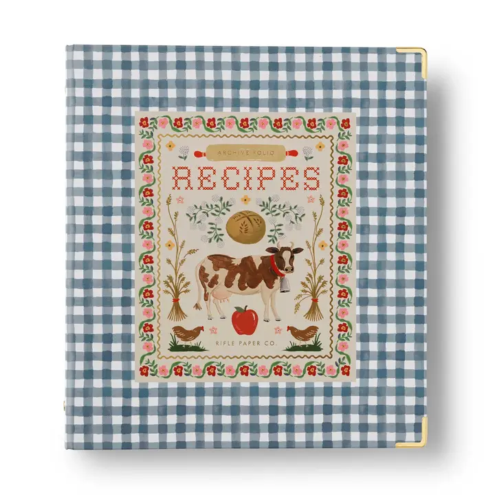 Rifle Paper Co. Home Sweet Home Recipe Binder